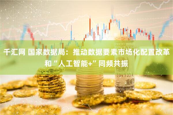 千汇网 国家数据局：推动数据要素市场化配置改革和“人工智能+”同频共振