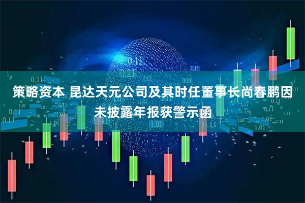 策略资本 昆达天元公司及其时任董事长尚春鹏因未披露年报获警示函