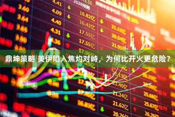 鼎坤策略 美伊陷入焦灼对峙,为何比开火更危险?